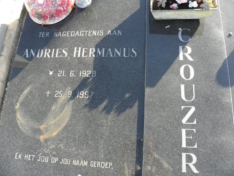 CROUZER Andries Hermanus 1928-1997