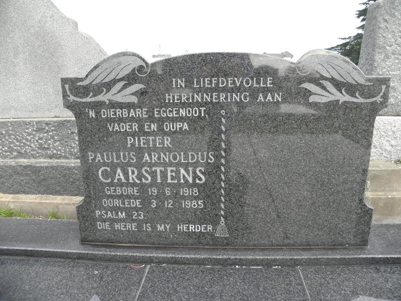 CARSTENS Pieter Paulus Arnoldus 1918-1985
