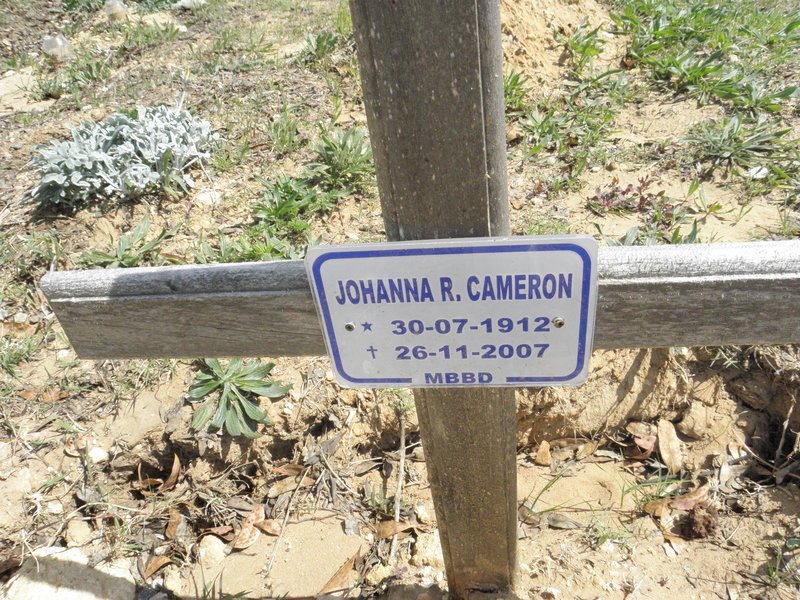CAMERON Johanna R. 1912-2007