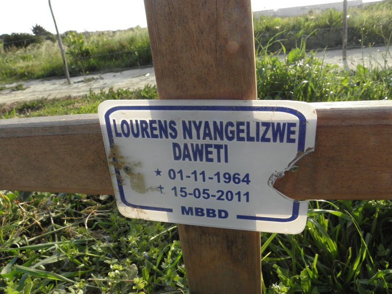 DAWETI Lourens Nyangelizwe 1964-2011