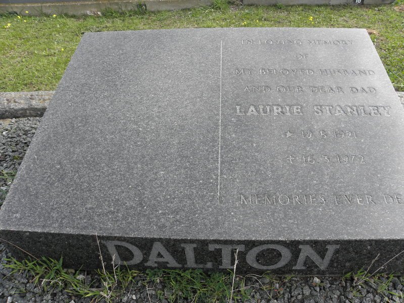 DALTON Laurie Stanley 1921-1972