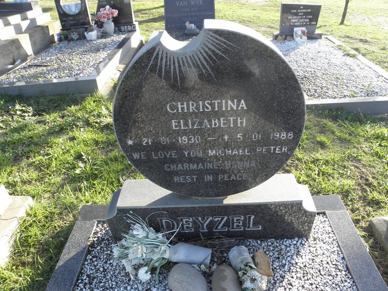 DEYZEL Christina Elizabeth 1930-1988