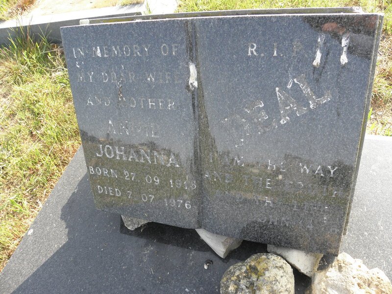 DEAL Annie Johanna 1916-1976