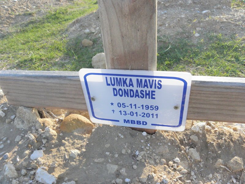 DONDASHE Lumka Mavis 1959-2011