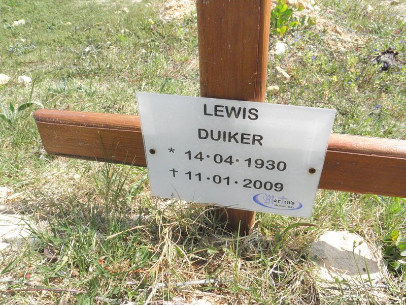 DUIKER Lewis 1930-2009
