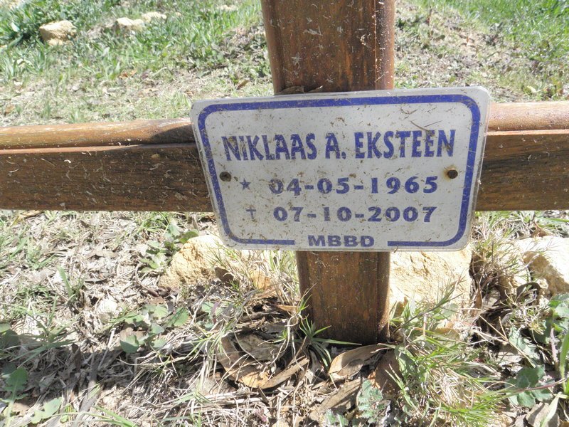 EKSTEEN Niklaas A. 1965-2007