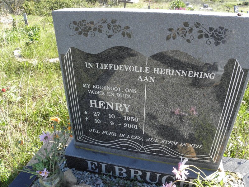 ELBRUGH Henry 1950-2001