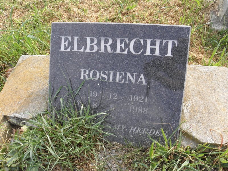 ELBRECHT Rosiena 1921-1988