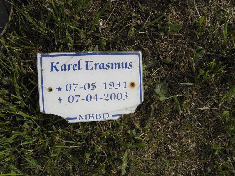 ERASMUS Karel 1931-2003