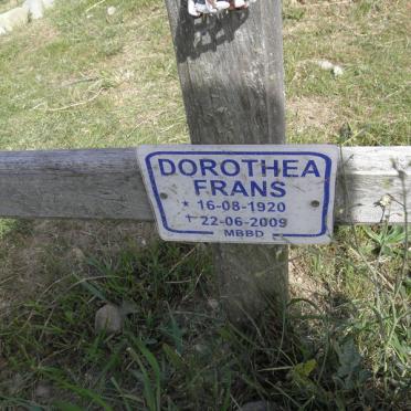 FRANS Dorothea 1922-2009