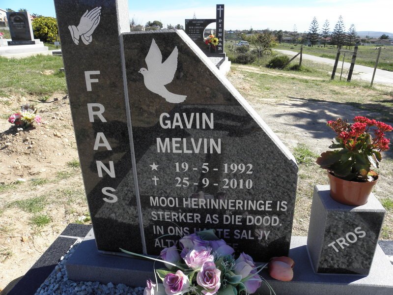 FRANS Gavin Melvin 1992-2010