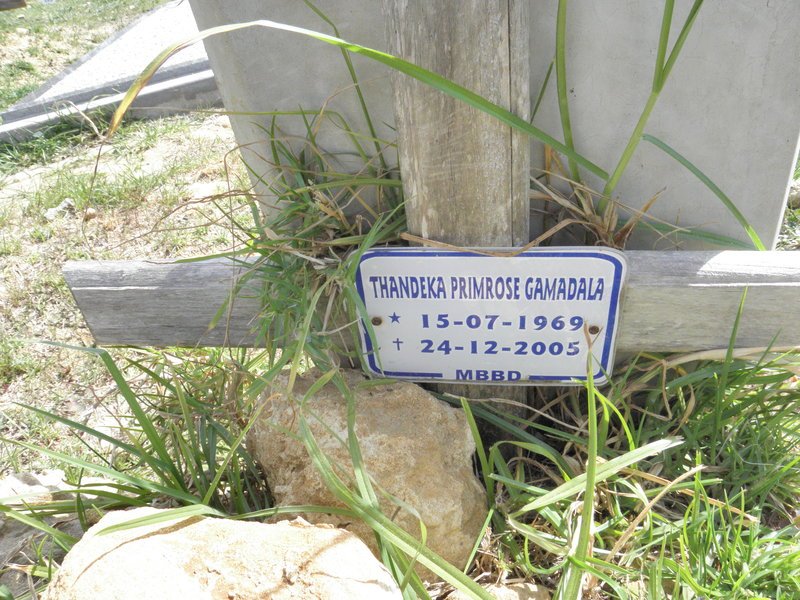 GAMADALA Thandeka Primrose 1969-2005