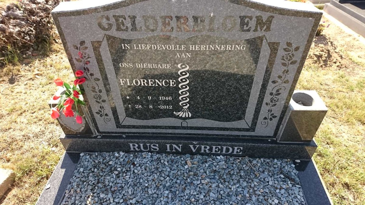GELDERBLOEM Florence 1946-2012