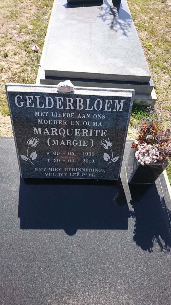 GELDERBLOEM Marquerite 1935-2013