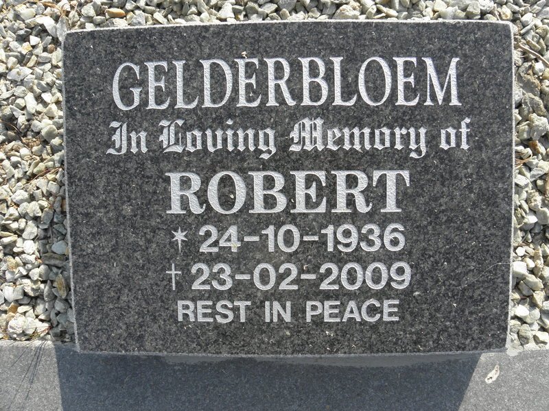 GELDERBLOEM Robert 1936-2009