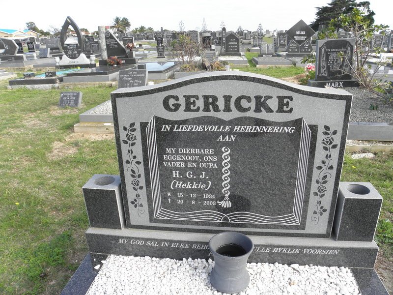 GERICKE H.G.J. 1934-2003