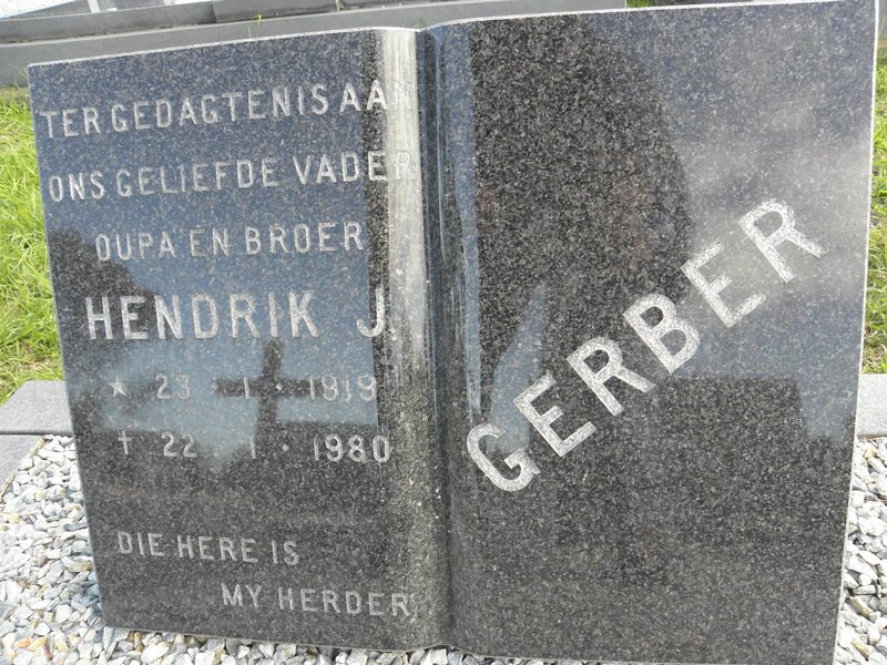 GERBER Hendrik J. 1919-1980