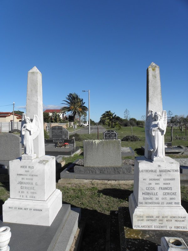 GERICKE Cecil Francis Morville 1890-1952 &amp; Johanna G. 1900-1982