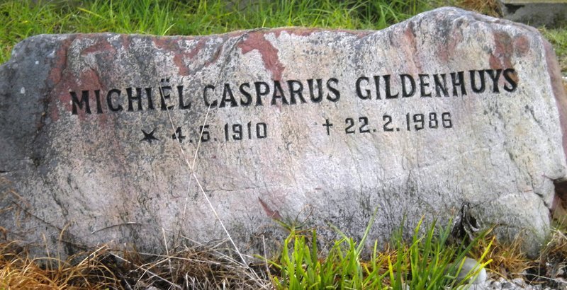 GILDENHUYS Michiël Casparus 1910-1986