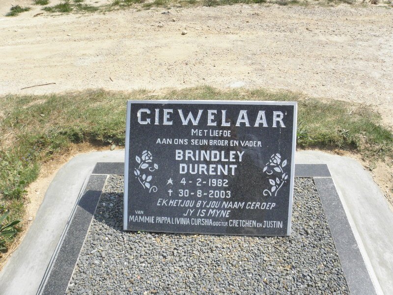 GIEWELAAR Brindley Durent 1982-2003