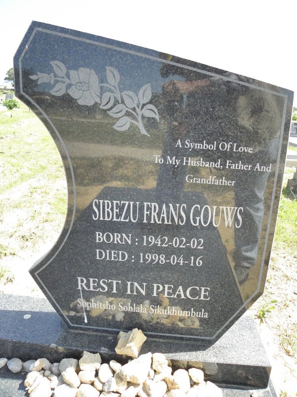 GOUWS Sibezu Frans 1942-1998