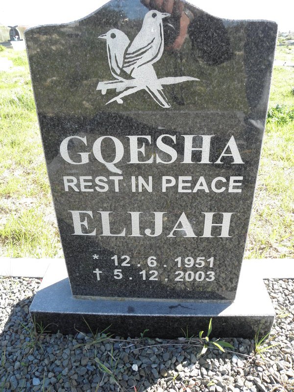 GQESHA Elijah 1951-2003