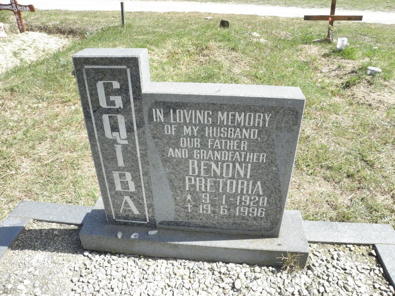 GQIBA Benoni Pretoria 1920-1996