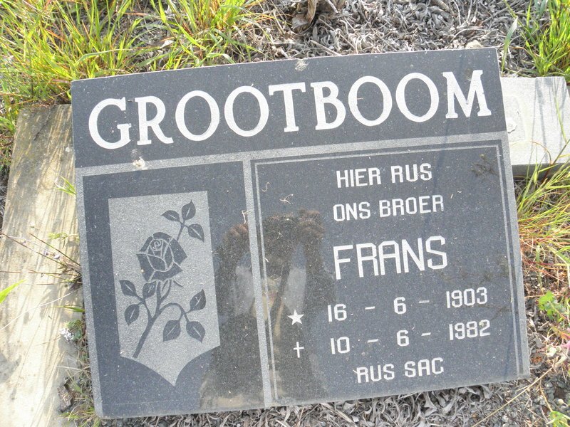 GROOTBOOM Frans 1903-1982
