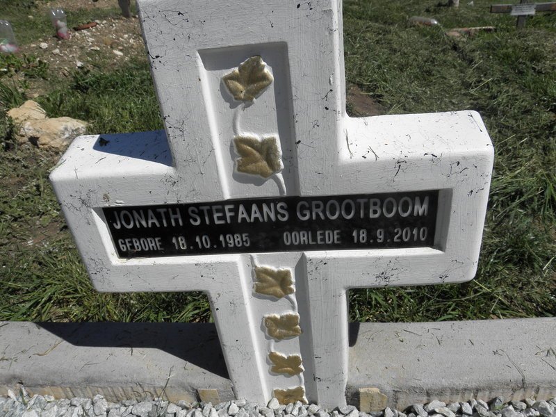 GROOTBOOM Jonath Stefaans 1985-2010