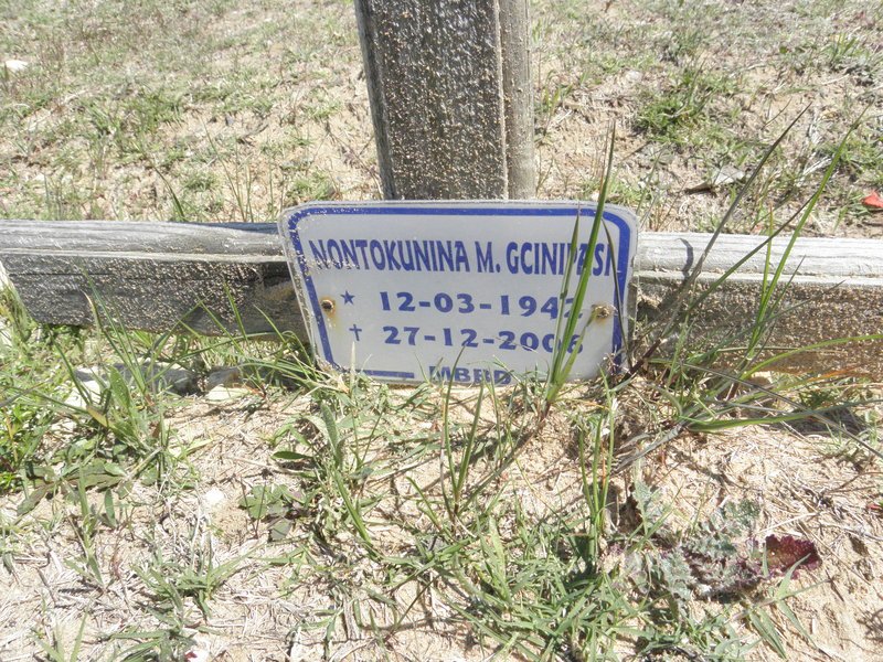 GCINIPASI Nontokunina M. 1942-2006
