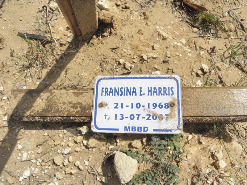 HARRIS Fransina E. 1968-2007