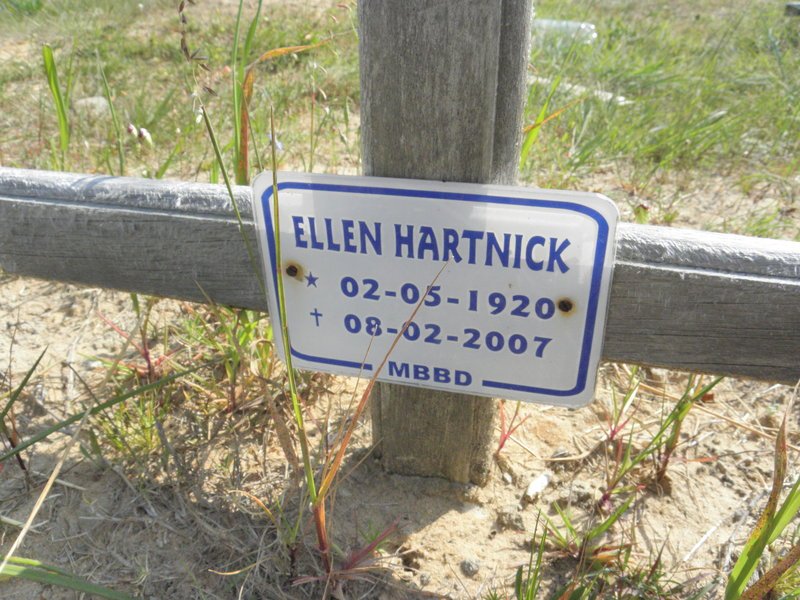 HARTNICK Ellen 1920-2007