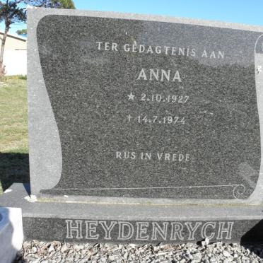 HEYDENRYCH Anna 1927-1974