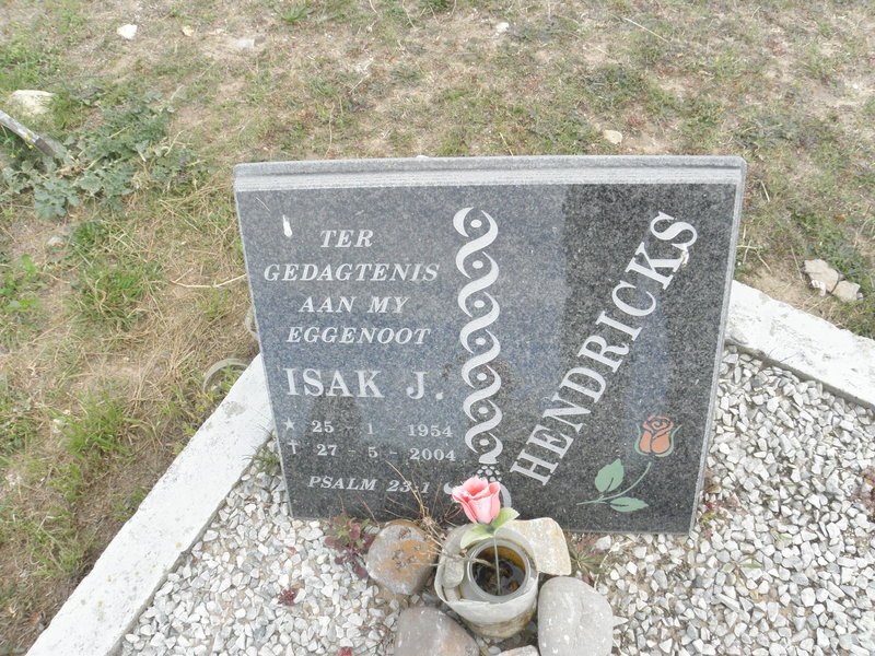 HENDRICKS Isak J. 1954-2004