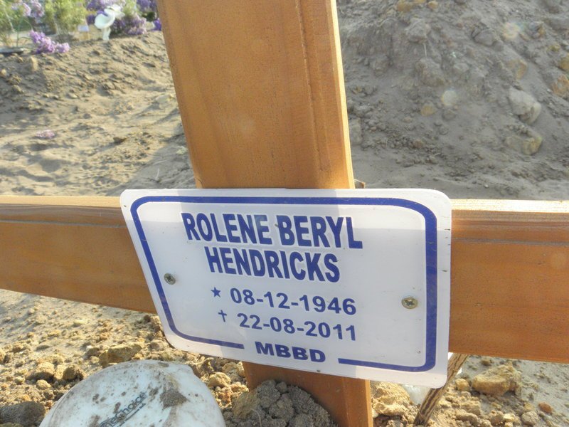 HENDRICKS Rolene Beryl 1946-2011