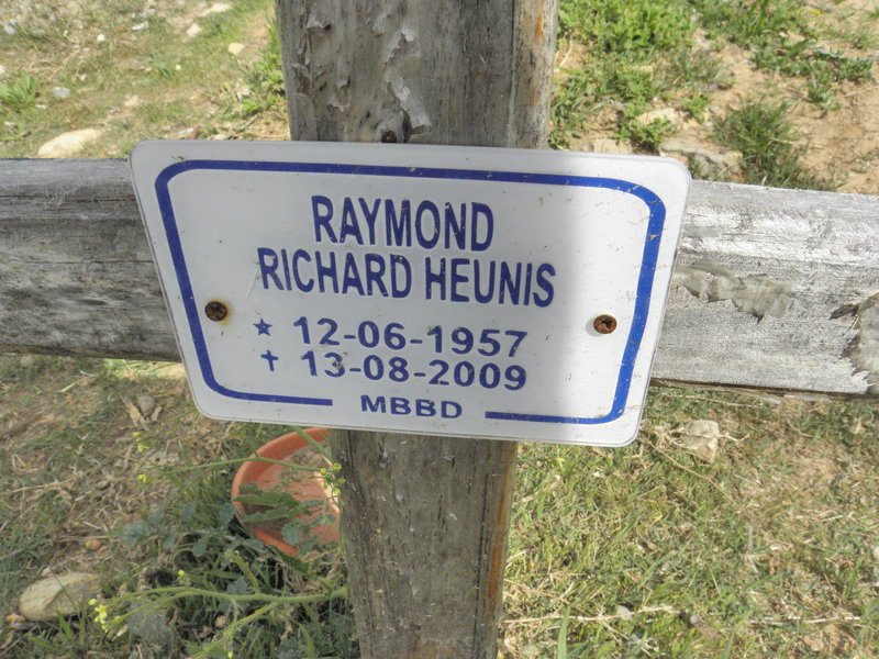 HEUNIS Raymond Richard 1957-2009