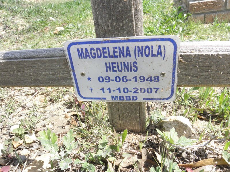 HEUNIS Magdelena 1948-2007