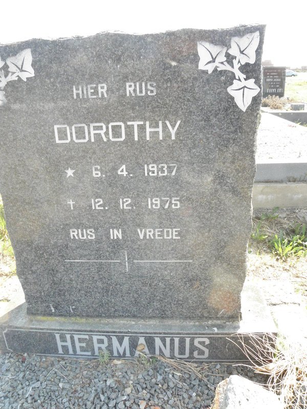 HERMANUS Dorothy 1937-1975