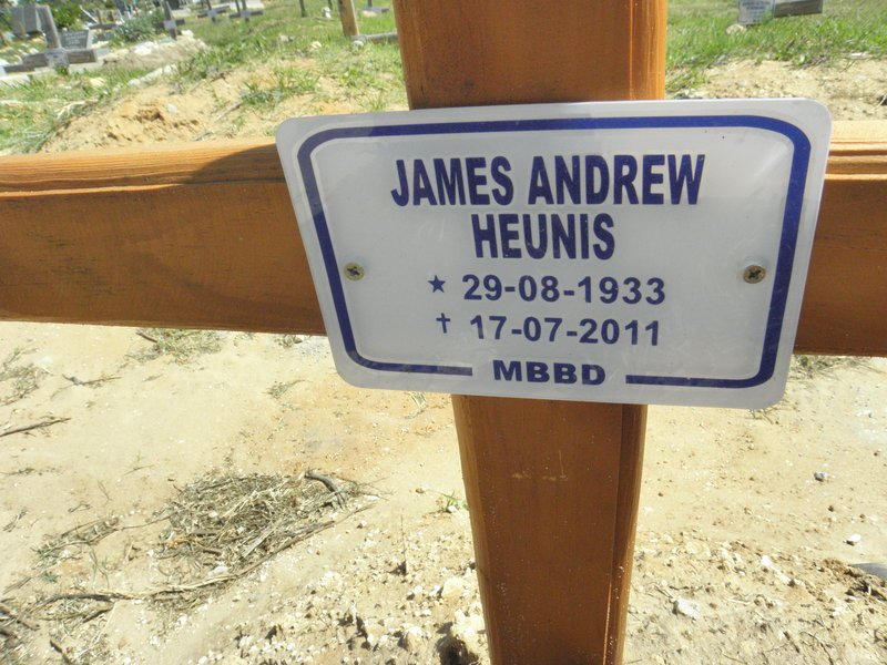 HEUNIS James Andrew 1933-2011