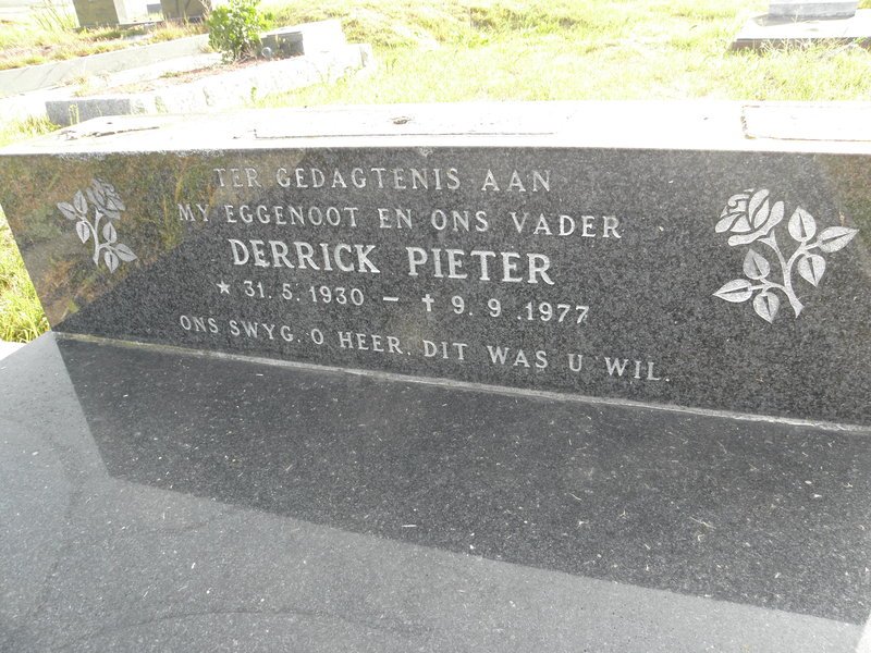 HEUNIS Derrick Pieter 1930-1977