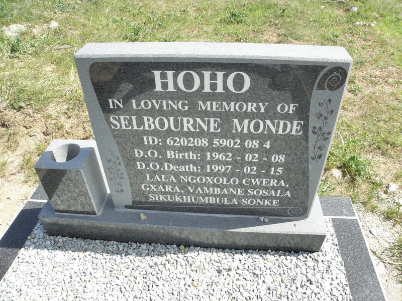 HOHO Selbourne Monde 1962-1997