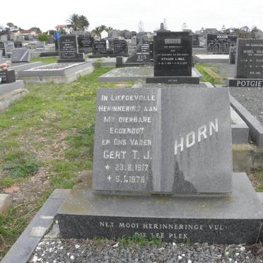 HORN Gert T.J. 1917-1976