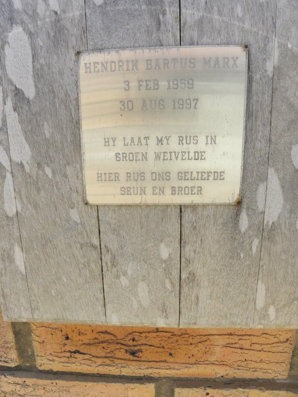 MARX Hendrik Bartus 1959-1997