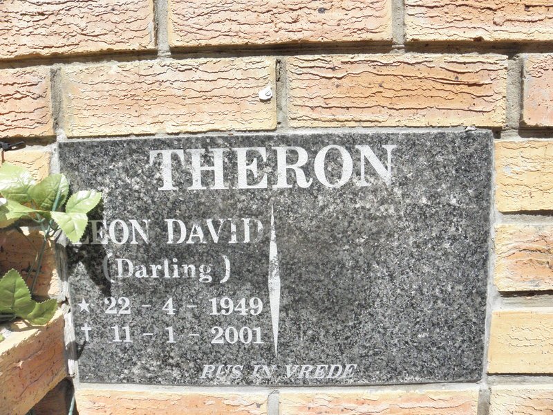 THERON Leon David 1949-2201
