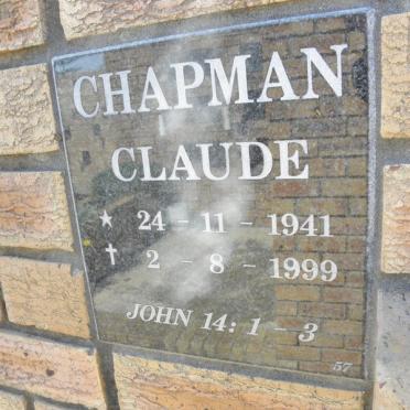 CHAPMAN Claude 1941-1999