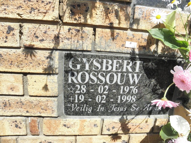 ROSSOUW Gysbert 1976-1998