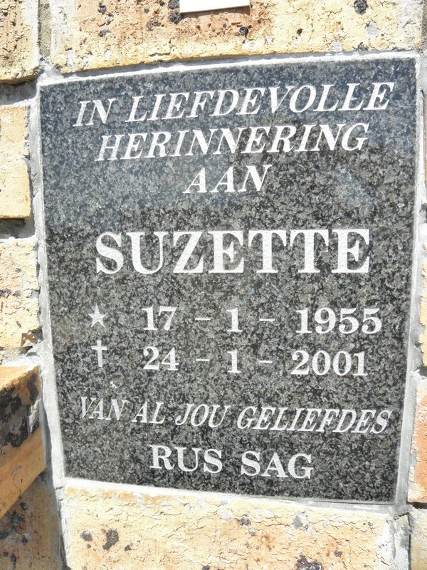 ? Suzette 1955-2001