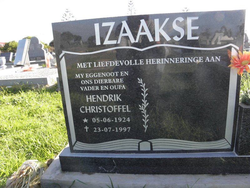 IZAAKSE Hendrik Christoffel 1924-1997