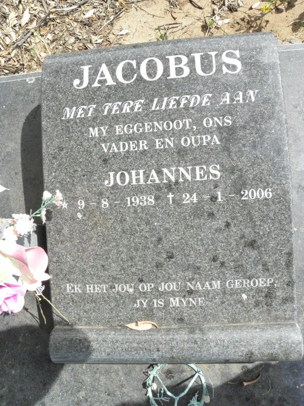 JACOBUS Johannes 1938-2006