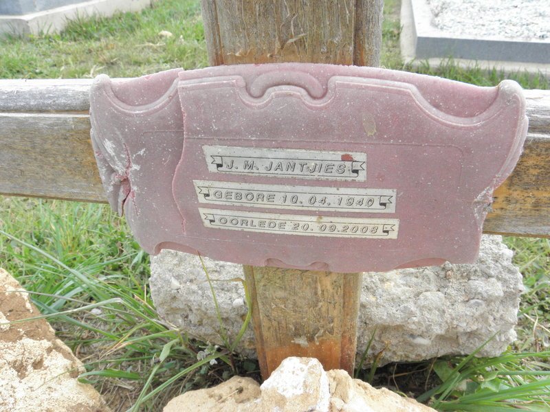 JANTJIES J.M. 1940-2008